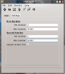 Screenshot of QMentat addition settings screen